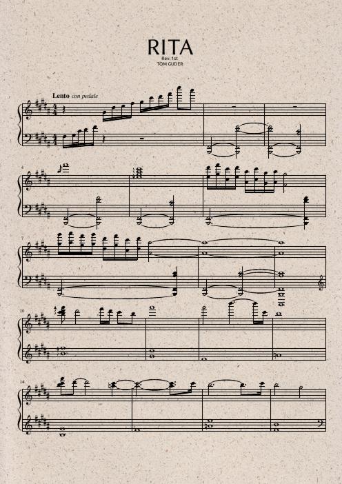 Rita Sheet Music